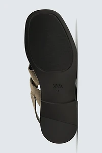 SANDALES STYLE PÊCHEUR EN CUIR