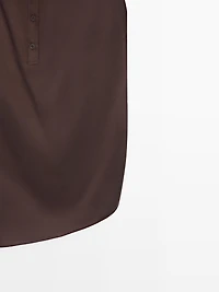 Top asymétrique drapé