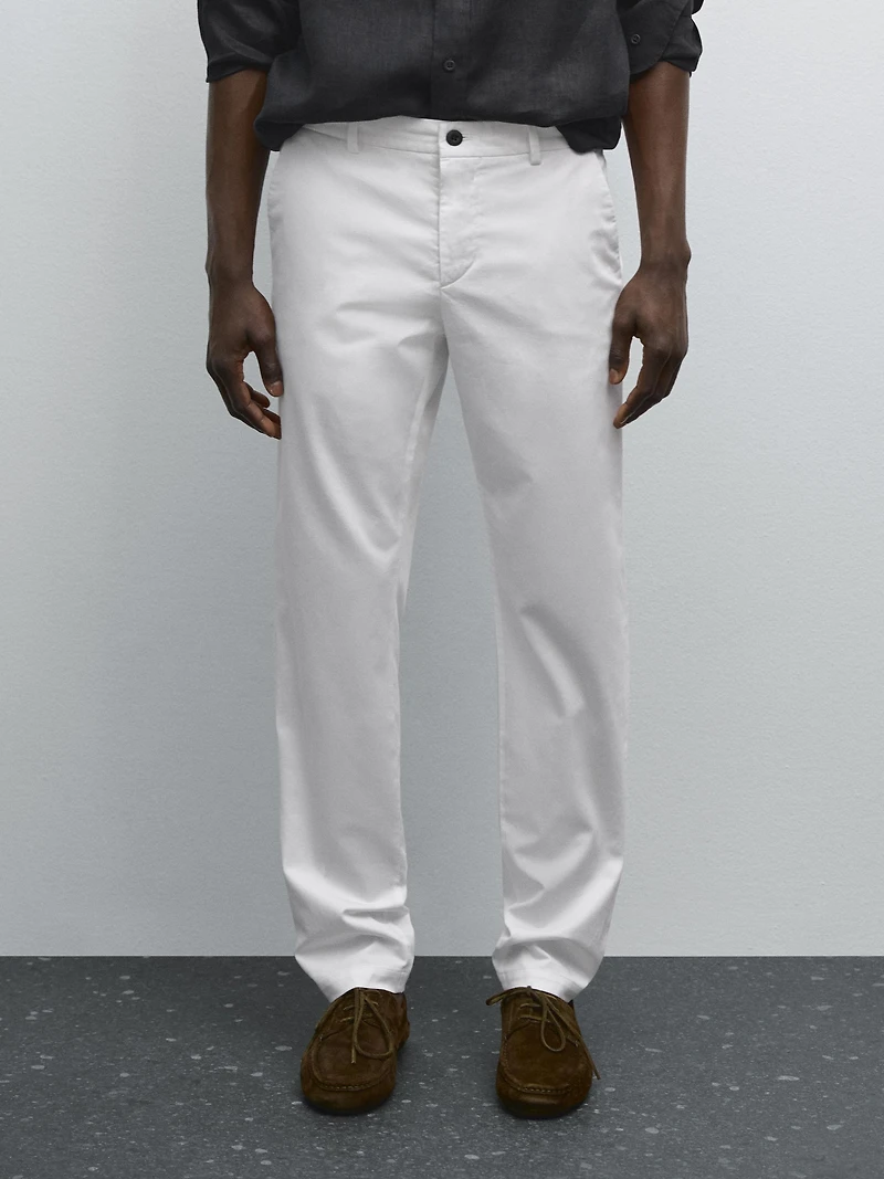Slim fit trousers