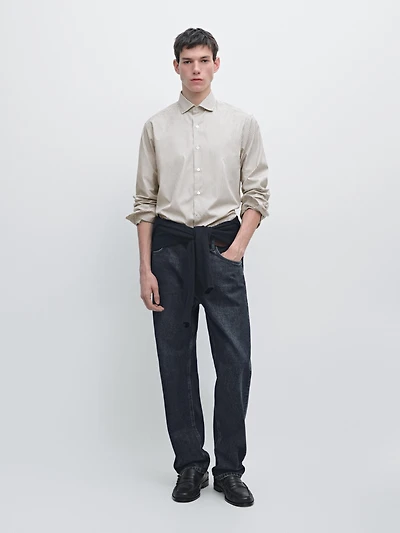 Cotton poplin shirt
