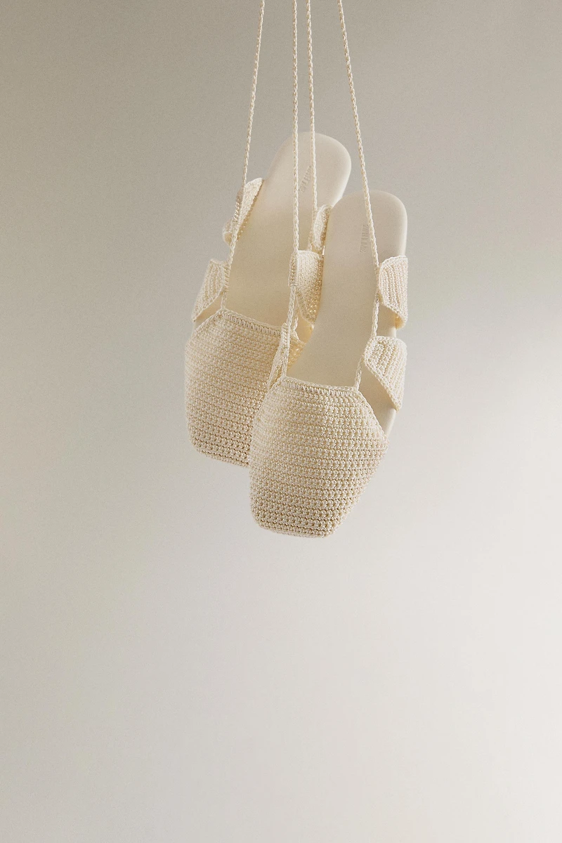 SANDALES CROCHET BRIDES CHEVILLE