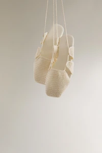 SANDALES CROCHET BRIDES CHEVILLE