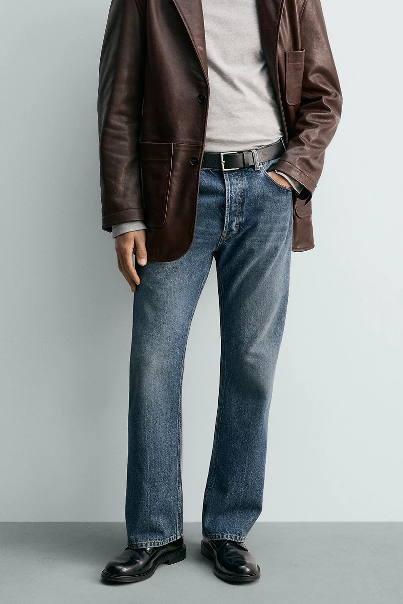 STRAIGHT BOOTCUT FIT JEANS
