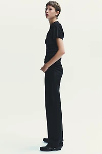 TRF HIGH RISE WIDE LEG JEANS