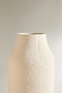 TEXTURED CERAMIC VASE