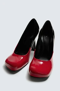LEATHER HEELED SHOES HARRY LAMBERT FOR ZARA x DISNEY