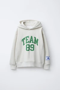 JOGGING HOODIE SWEATSHIRT WITH TEXT