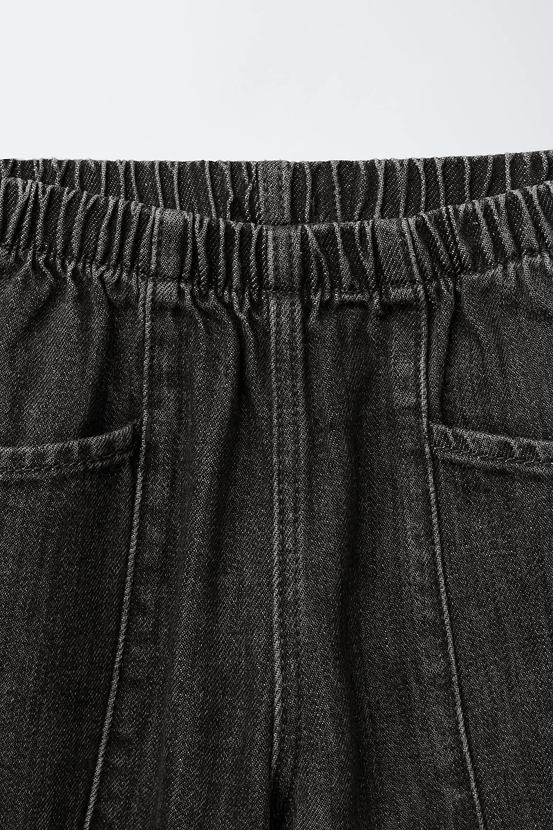 BALLOON JEANS WITH POCKETS