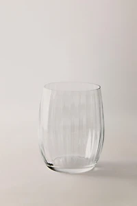 BOHEMIA CRYSTAL TUMBLER WITH LINES