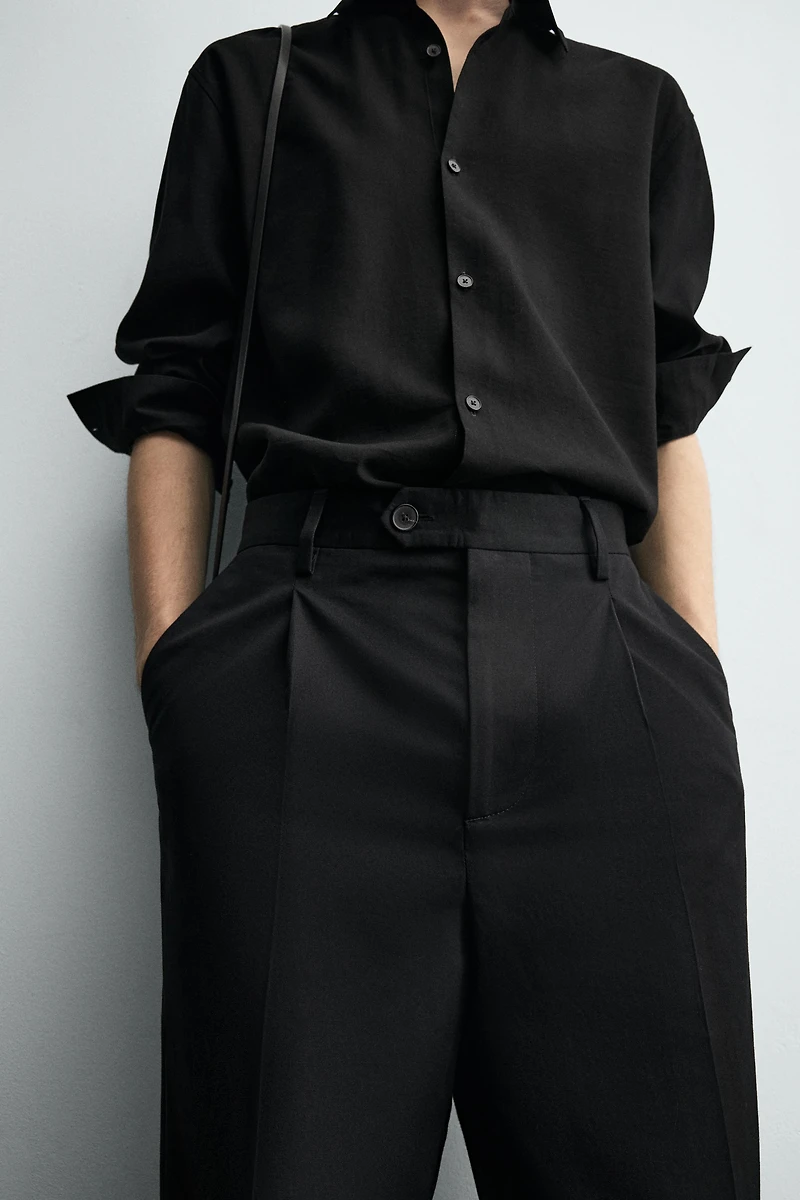 LIMITED EDITION PLEATED SUIT PANTS