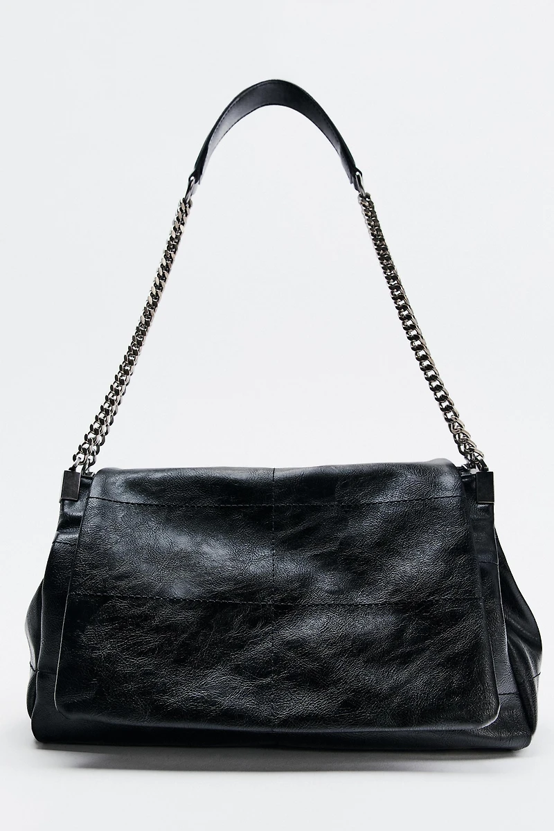 ROCK STYLE FLAP SHOULDER BAG