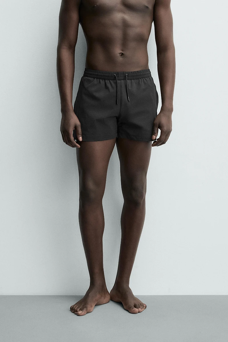 SHORT STRUCTURED SWIMSUIT