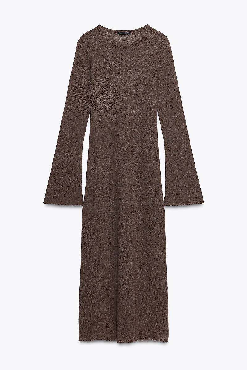 ROBE LONGUE TEXTURÉE