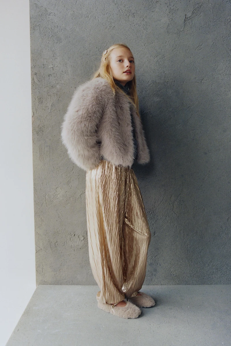 PANTALON BOUFFANT MÉTALLISÉ