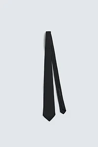 100% SILK TEXTURED TIE AARON LEVINE X ZARA