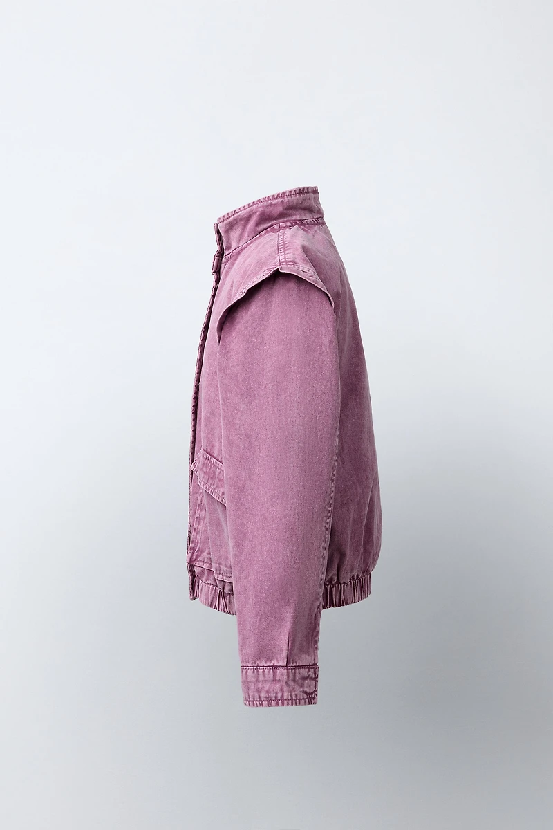 BLOUSON EFFET DÉLAVÉ