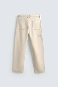 PANTS WITH CONTRAST STITCHING
