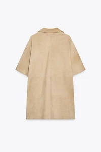 SUEDE LEATHER DRESS ZW COLLECTION LIMITED EDITION
