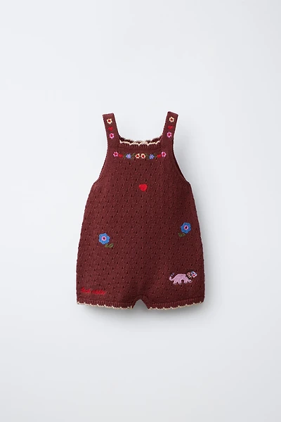 BODY EN MAILLE BRODERIES SISSEL EDELBO X ZARA KIDS