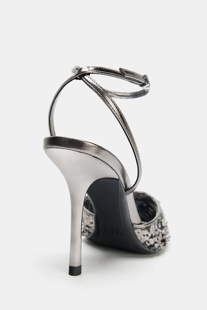 SEQUIN HEELS