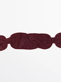 Cravate nœud en maille 100 % cachemire