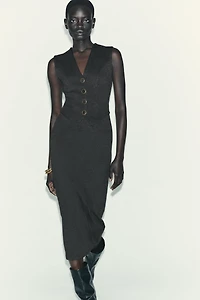ROBE MIDI BOUTONS