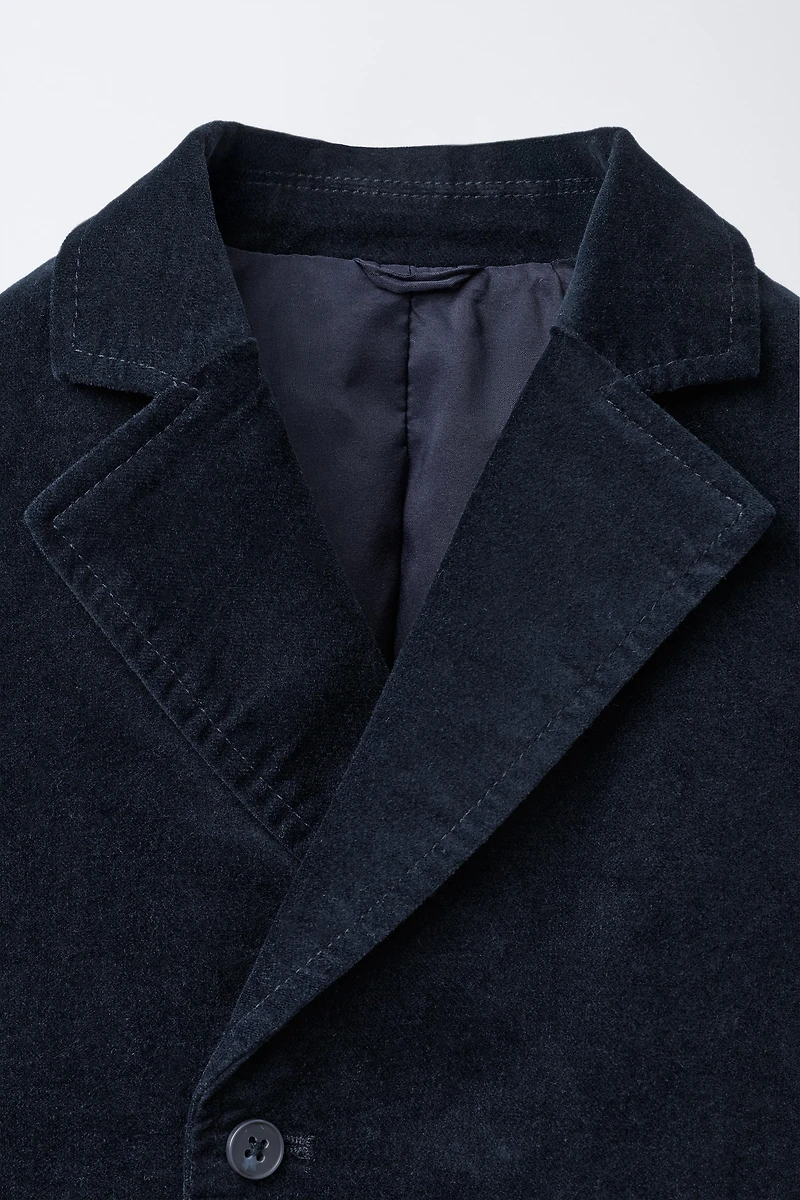 VESTE DE COSTUME EN VELOURS