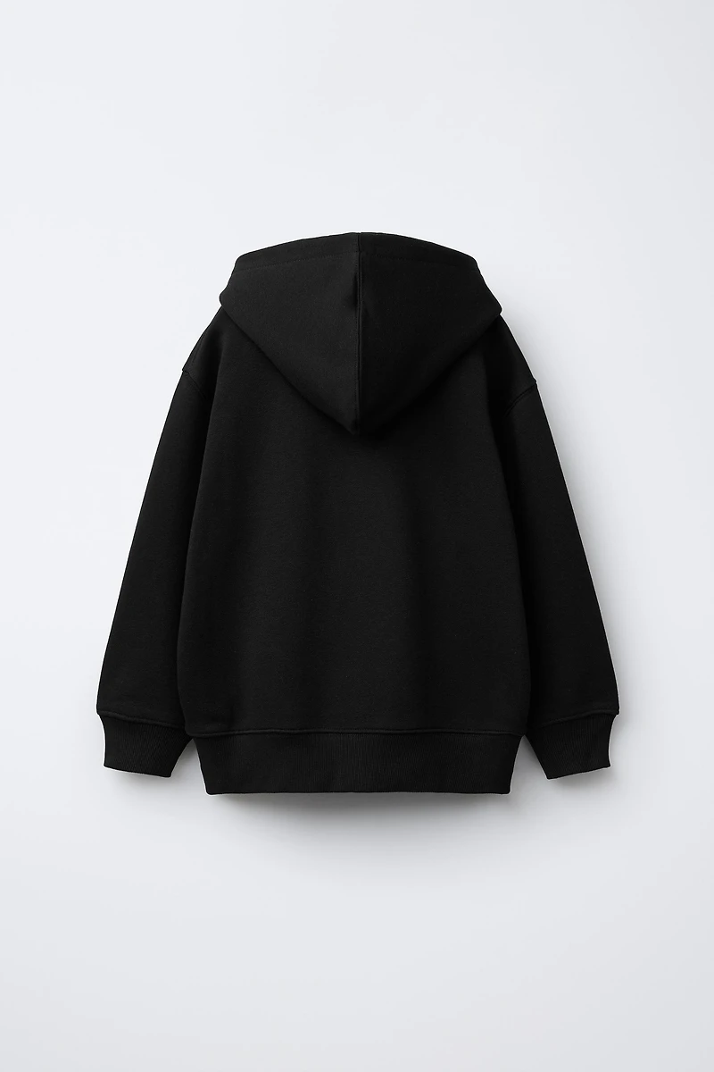 BASIC ZIP SWEATSHIRT