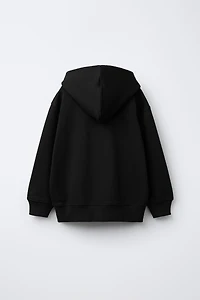 BASIC ZIP SWEATSHIRT