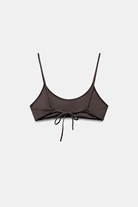 RING DETAIL BIKINI TOP