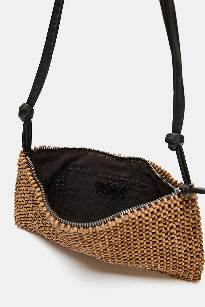 BEADED SHOULDER BAG