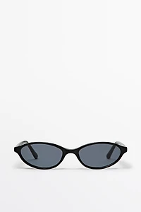 Elongated sunglasses