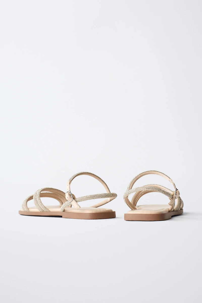 SPARKLY STRAP SANDALS