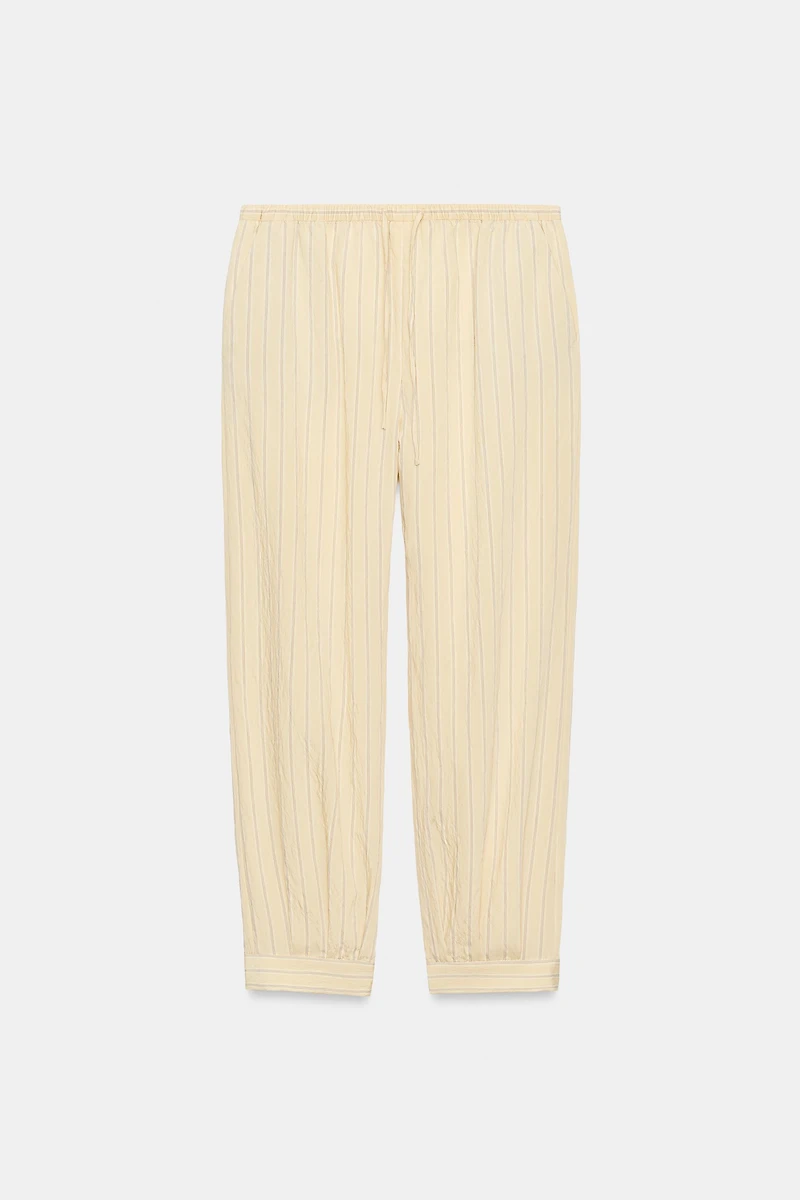 ZW COLLECTION STRIPED SLOUCHY PANTS