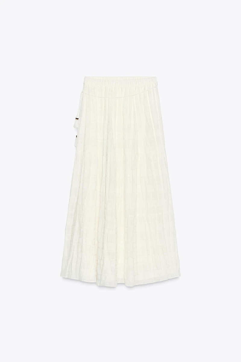 RUSTIC TIERED SKIRT