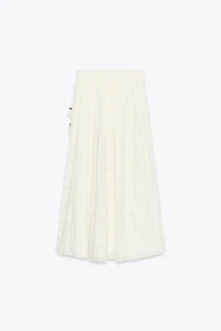 RUSTIC TIERED SKIRT