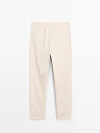 Pantalon de jogging en velours côtelé
