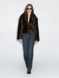 Veste courte en cuir de Toscane