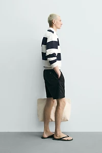 TWILL RELAXED FIT SHORTS
