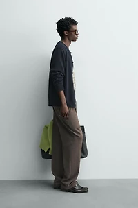 REGULAR FIT COTTON CARDIGAN