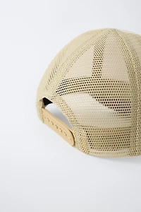 EMBROIDERED PATCH MESH CAP