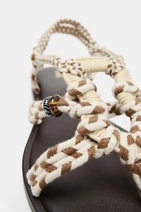 STRAPPY FLAT SANDALS