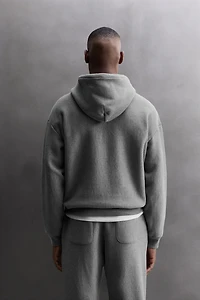 TEXT PRINTED HOODIE