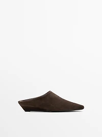 Wedge heel mules
