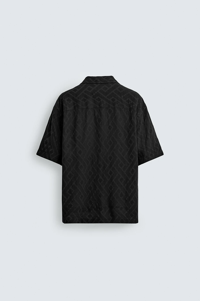 GEOMETRIC JACQUARD SHIRT