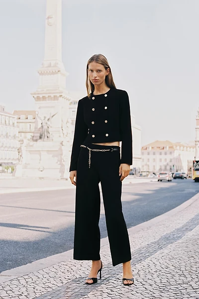 VESTE COURTE CROISÉE