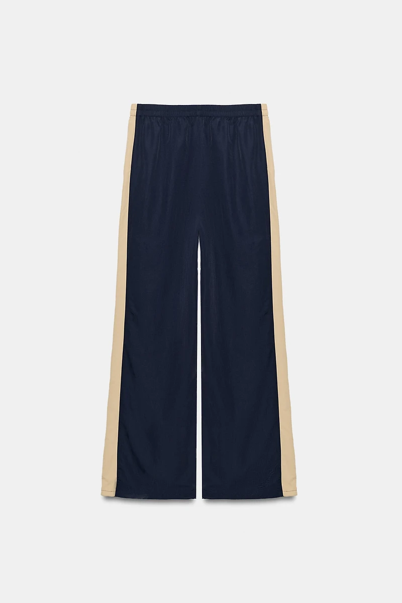 NYLON SIDE STRIPE TROUSERS