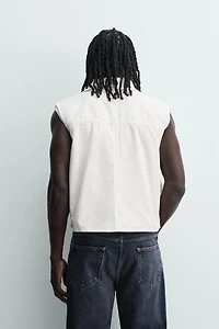 RELAXED FIT UTILITY POCKET VEST