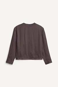 RELAXED FIT LYOCELL-VISCOSE JACKET