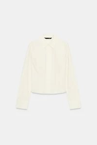 FITTED POPLIN SHIRT